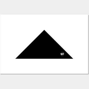 Triangle Black #minimal #design #kirovair #buyart Posters and Art